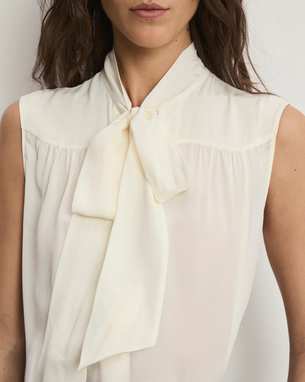 Veronica Beard Magnolia Blouse - Dove