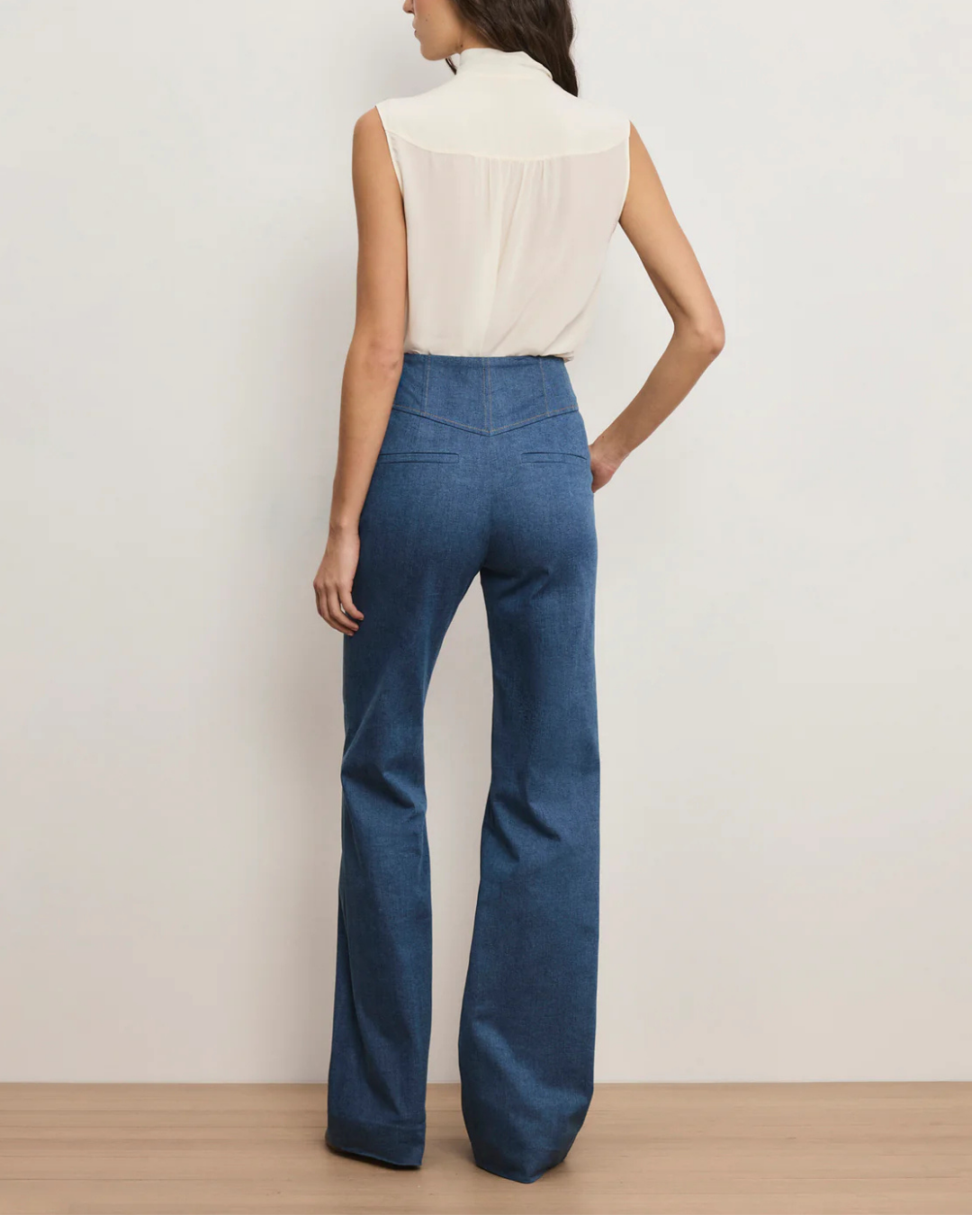 Veronica Beard Magnolia Blouse - Dove
