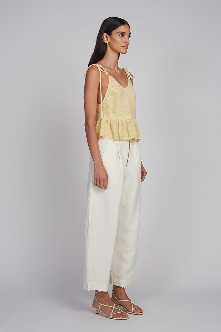 ELEVEN SIX Mali Cami Sweater Tank - Butter