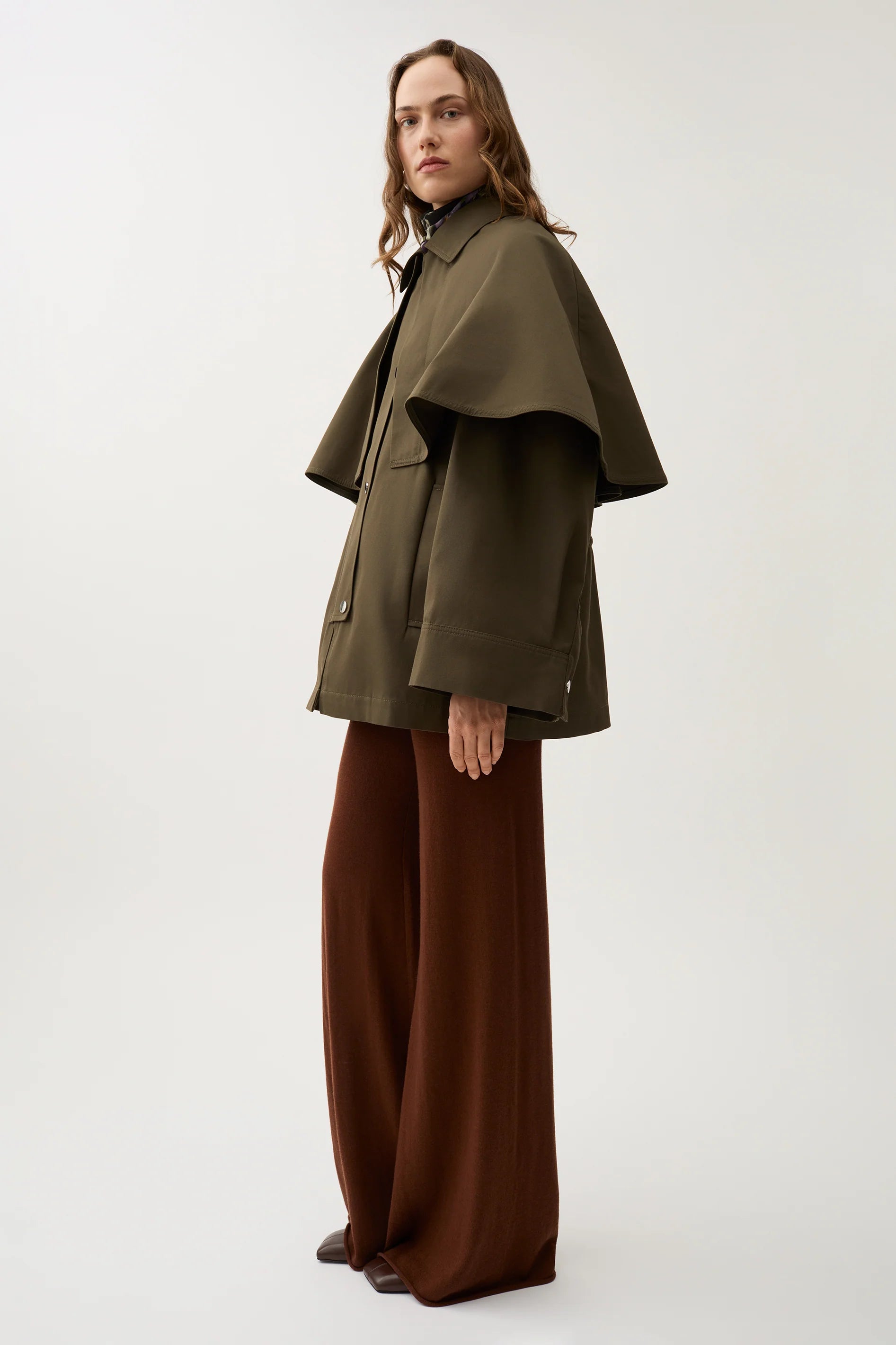 Rodebjer Malin Coat - Brown Moss