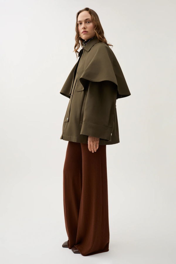 Rodebjer Malin Coat - Brown Moss