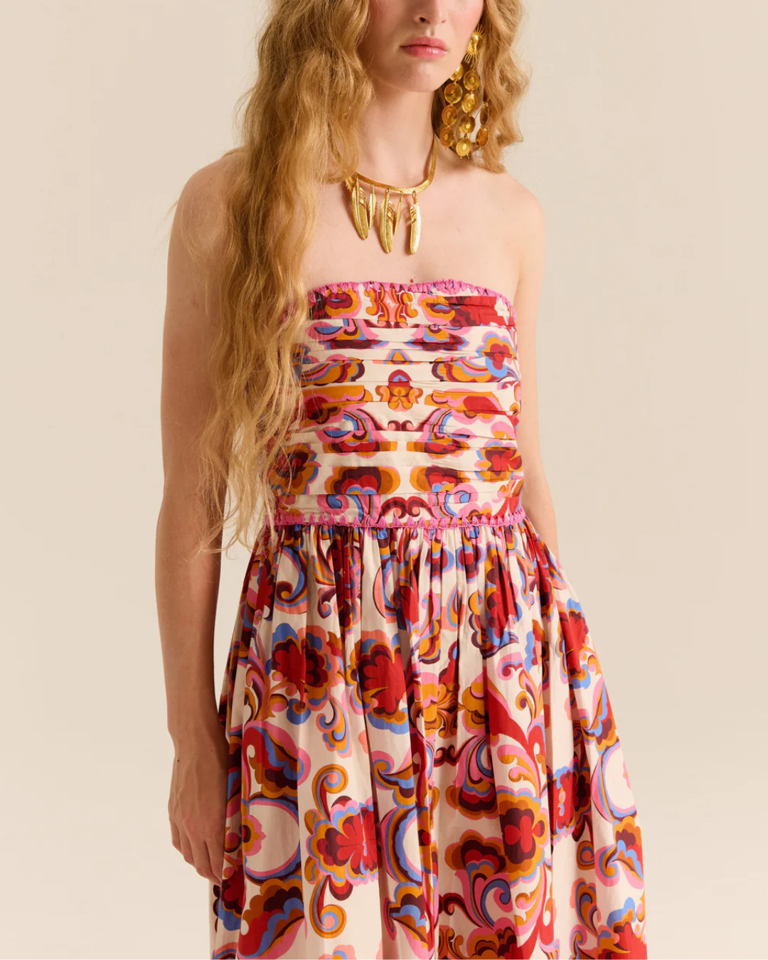 Carolina K Mana Dress - Paisley Floral