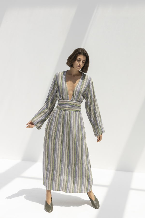 Mara Hoffman Blair Dress - Lilac Multi