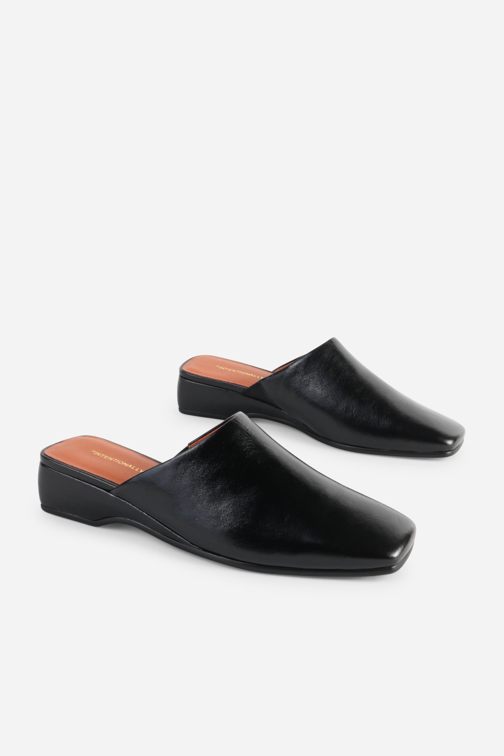 INTENTIONALLY __________. Marer Micro Wedge Heel Mule
