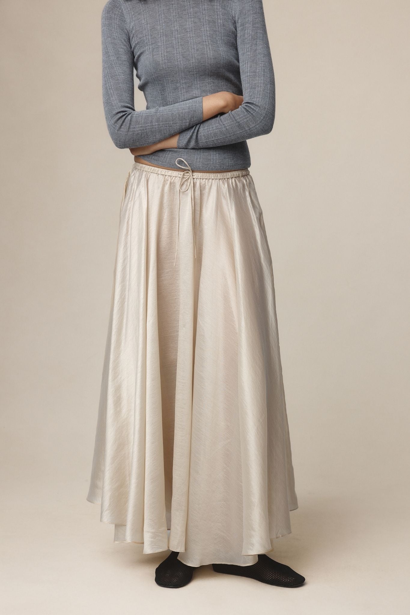 MARLE Satin Bayley Maxi Skirt
