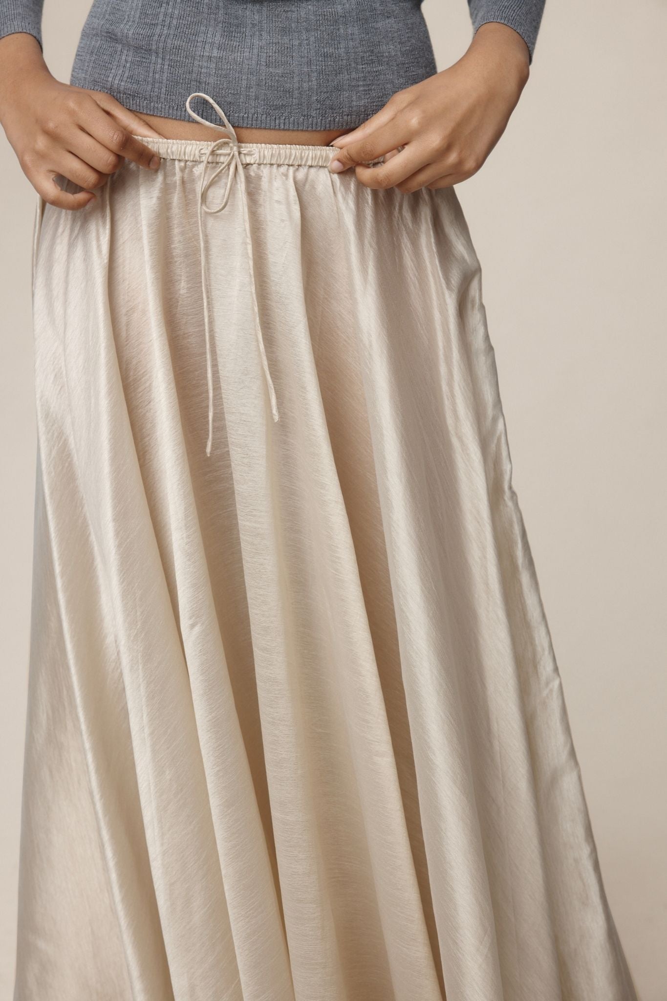 MARLE Satin Bayley Maxi Skirt