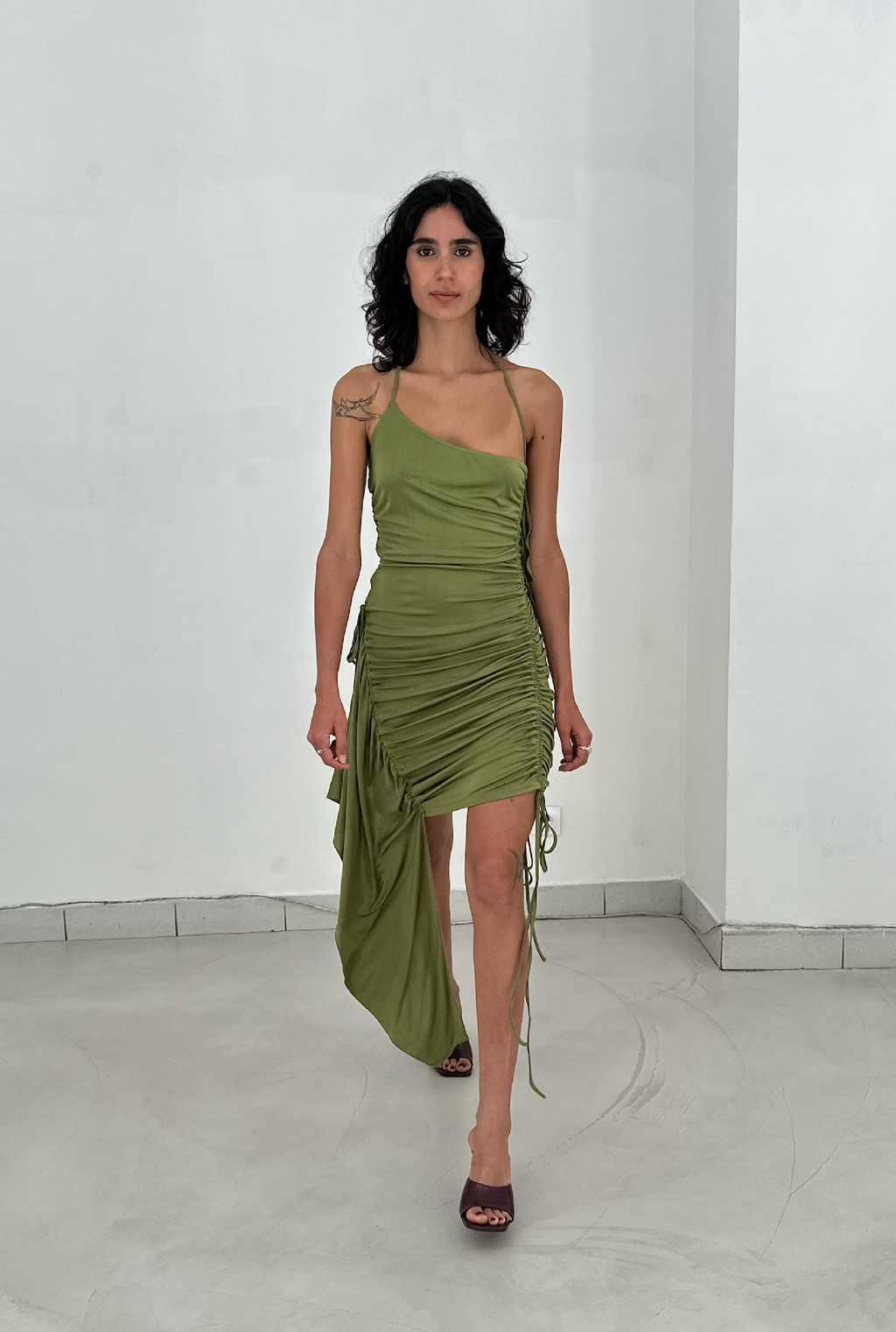 SAEMDI Mary Halterneck Dress
