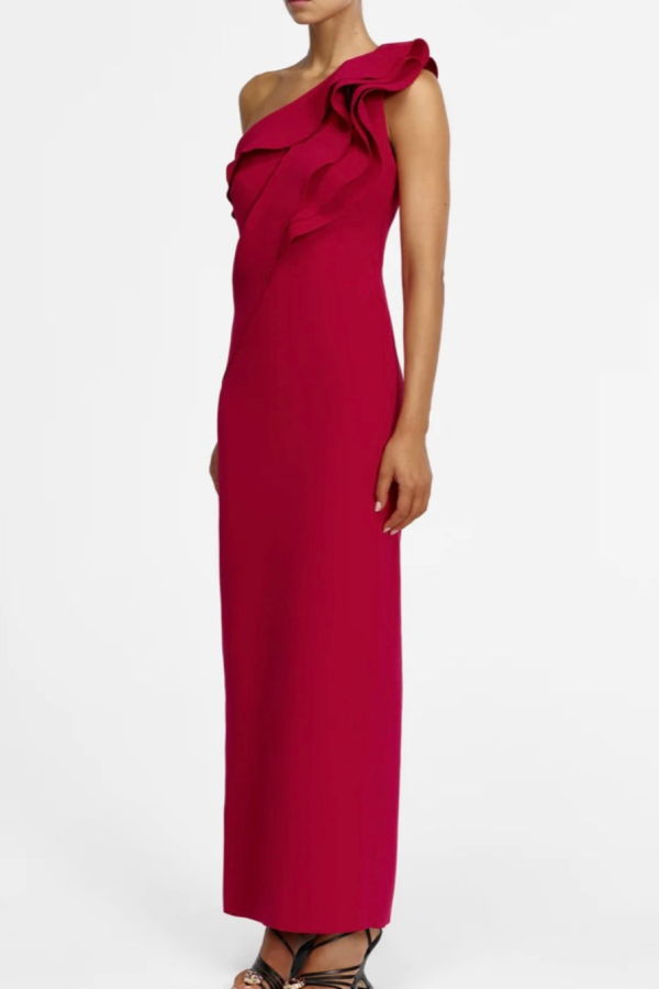 Acler Matlock Maxi Dress - Berry