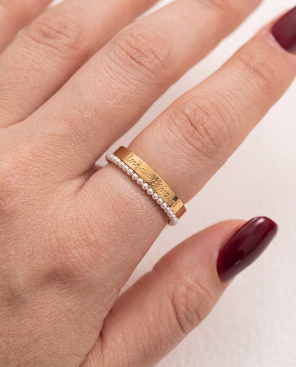 MATTER MATTERS Love Comes Through Gold Ring
