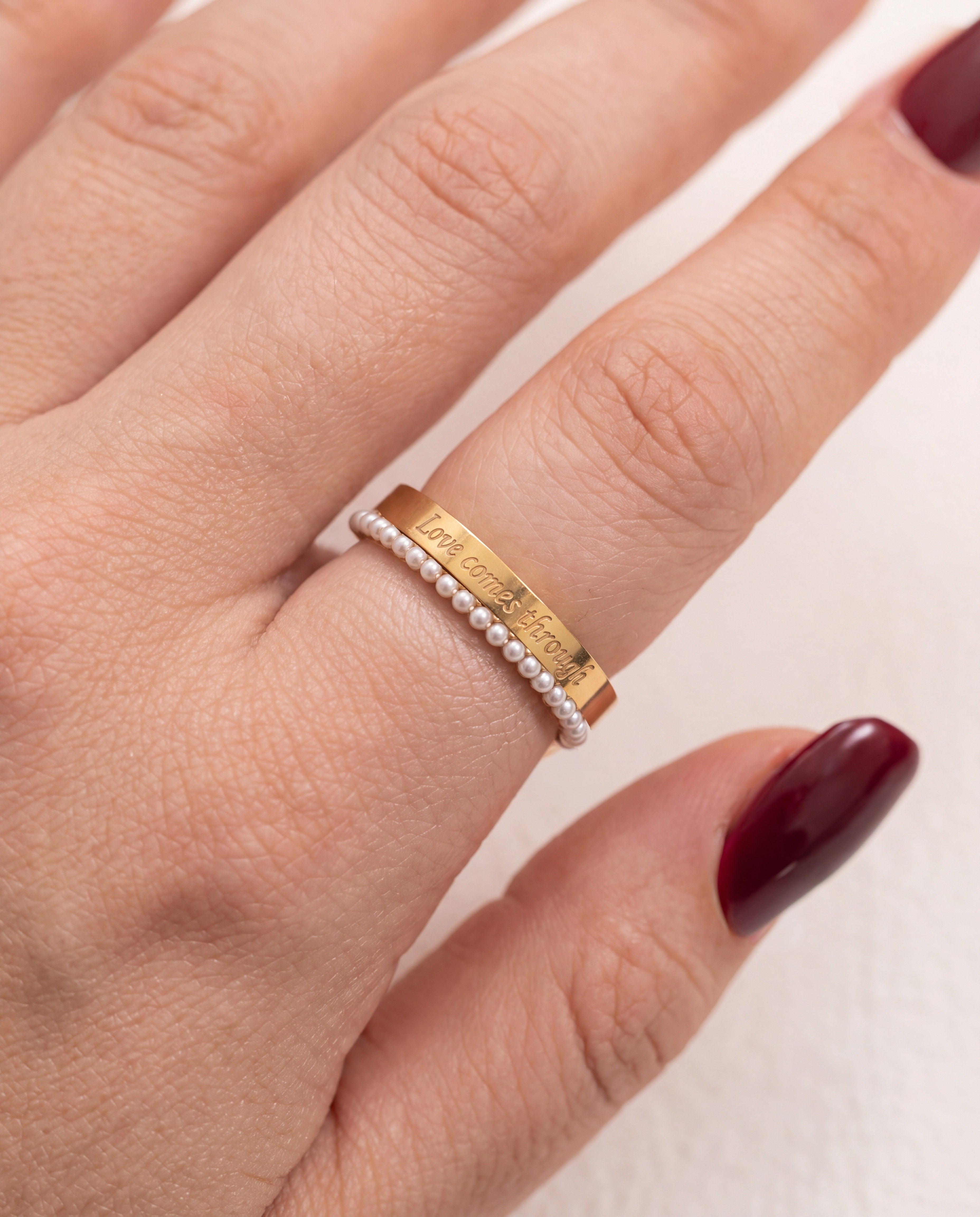 MATTER MATTERS Love Comes Through Gold Ring