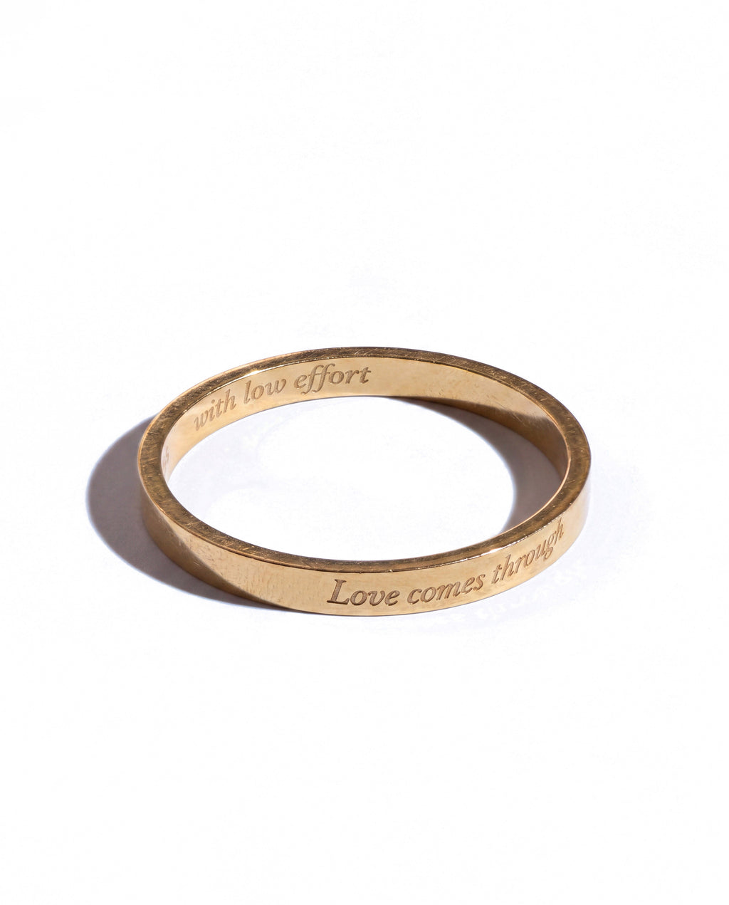 MATTER MATTERS Love Comes Through Gold Ring
