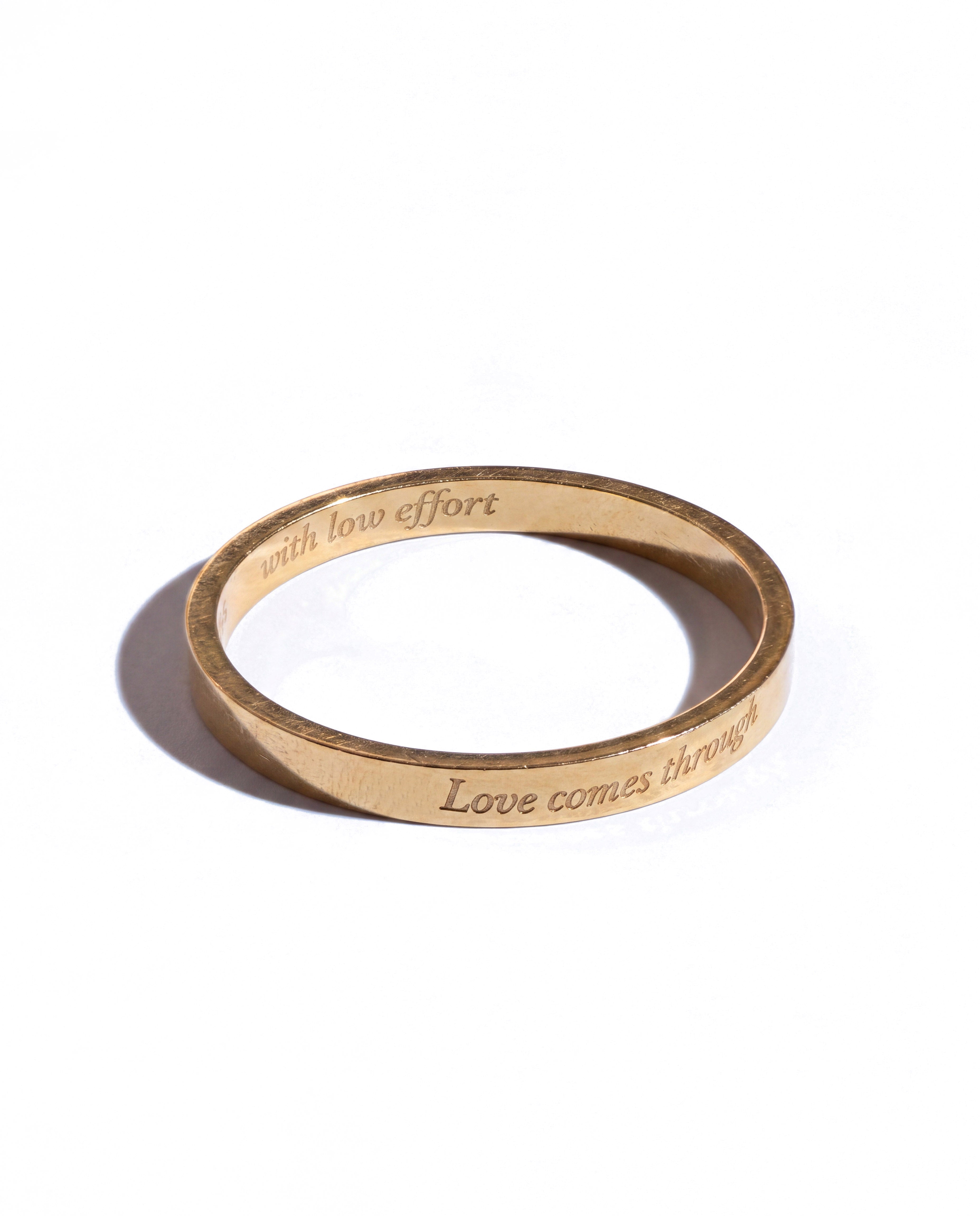 MATTER MATTERS Love Comes Through Gold Ring