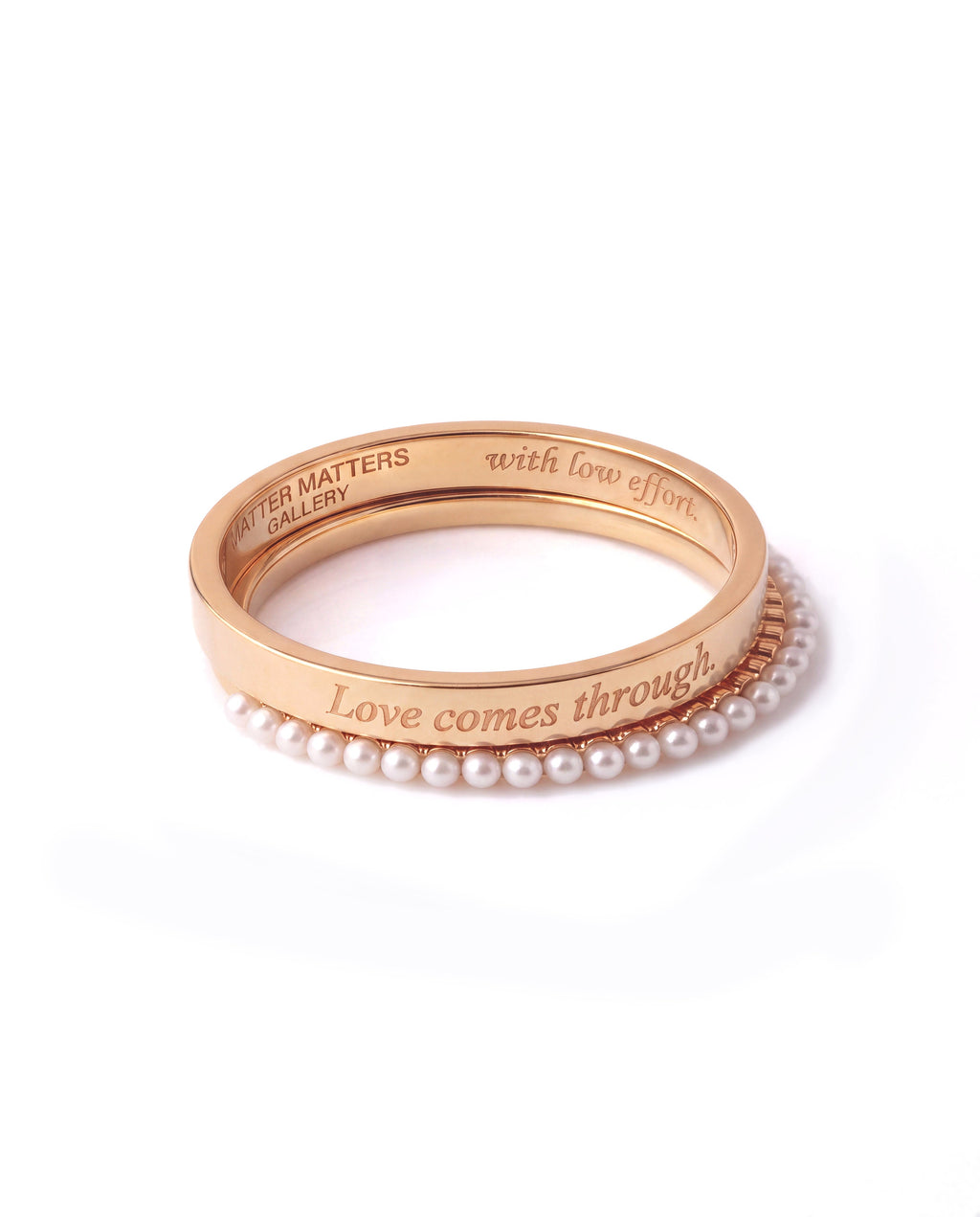 MATTER MATTERS Love Comes Through Gold Ring