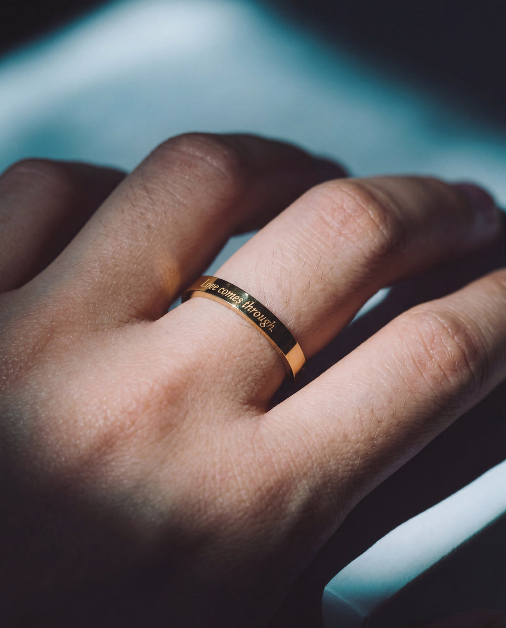 MATTER MATTERS Love Comes Through Gold Ring
