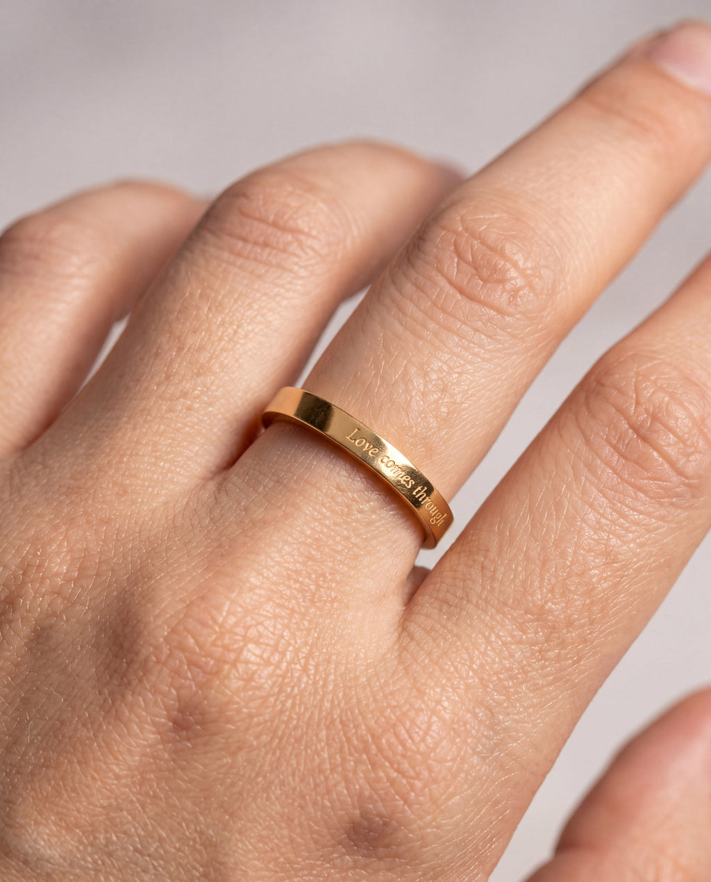 MATTER MATTERS Love Comes Through Gold Ring