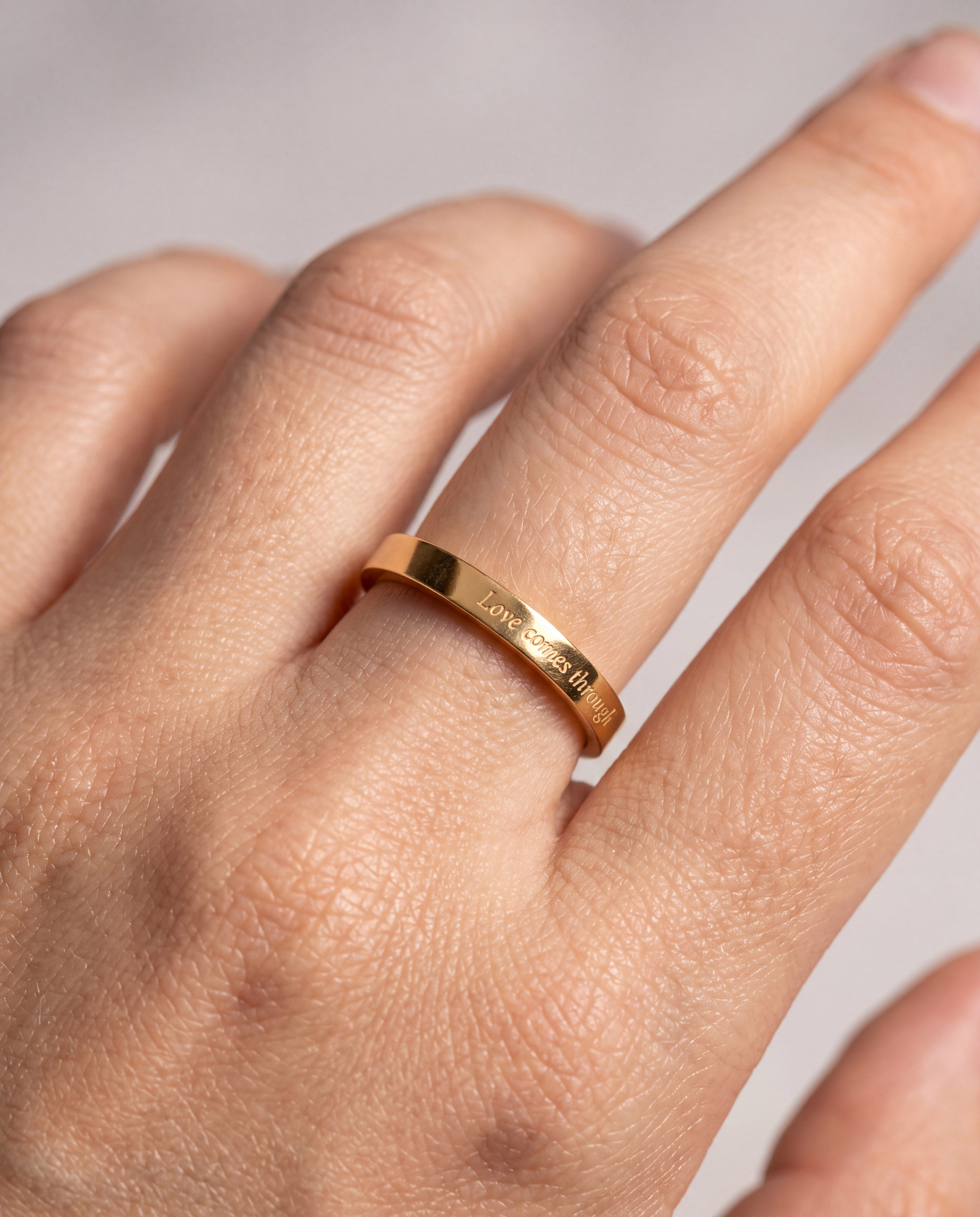 MATTER MATTERS Love Comes Through Gold Ring