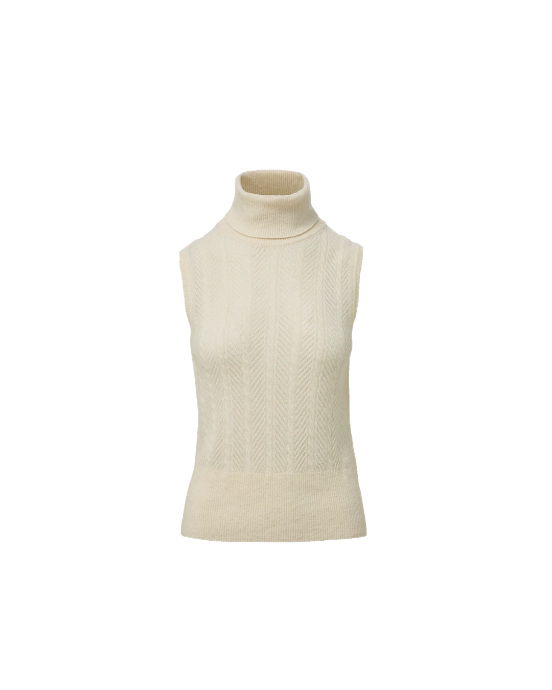Veronica Beard Mazzy Cashmere Shell - Dove White