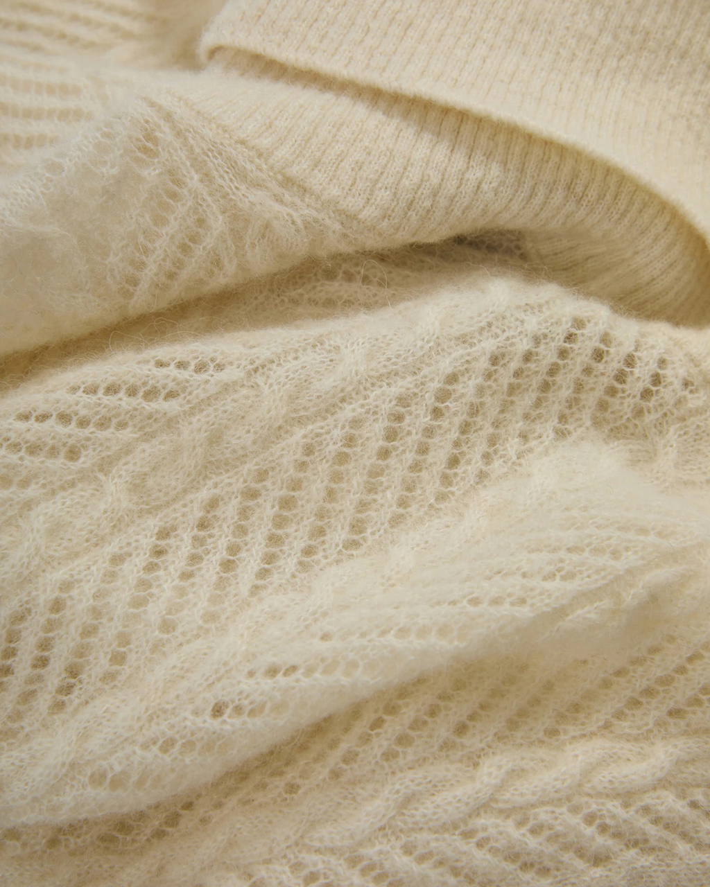 Veronica Beard Mazzy Cashmere Shell - Dove White
