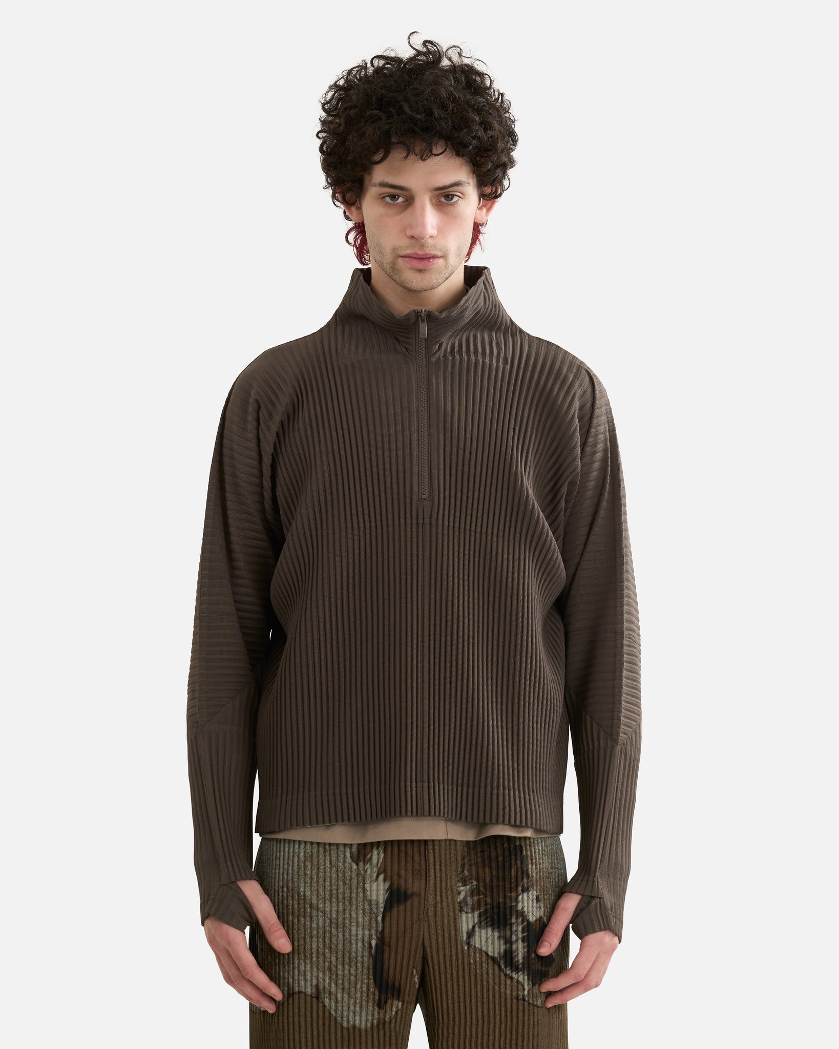 HOMME PLISSE ISSEY MIYAKE MC November Shirt - Mudstone Grey