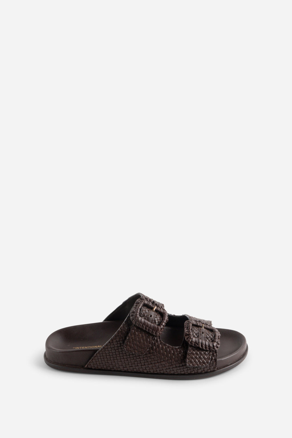 "INTENTIONALLY __________." Milano Sandal