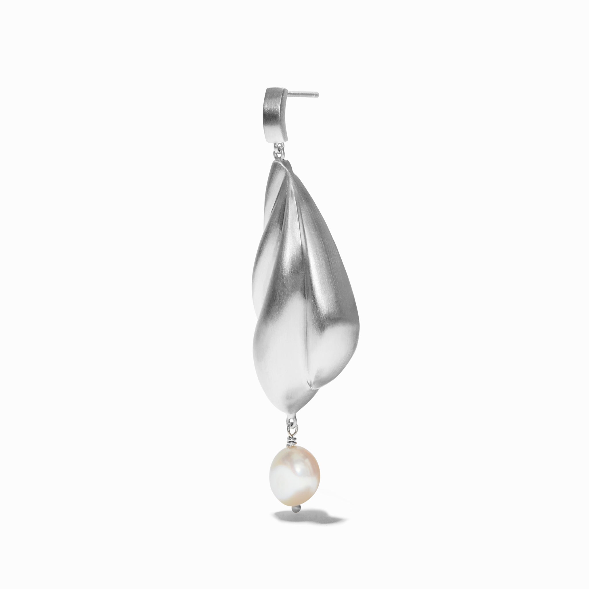 MING YU WANG Glacier Earrings - Sterling Silver/Pearl