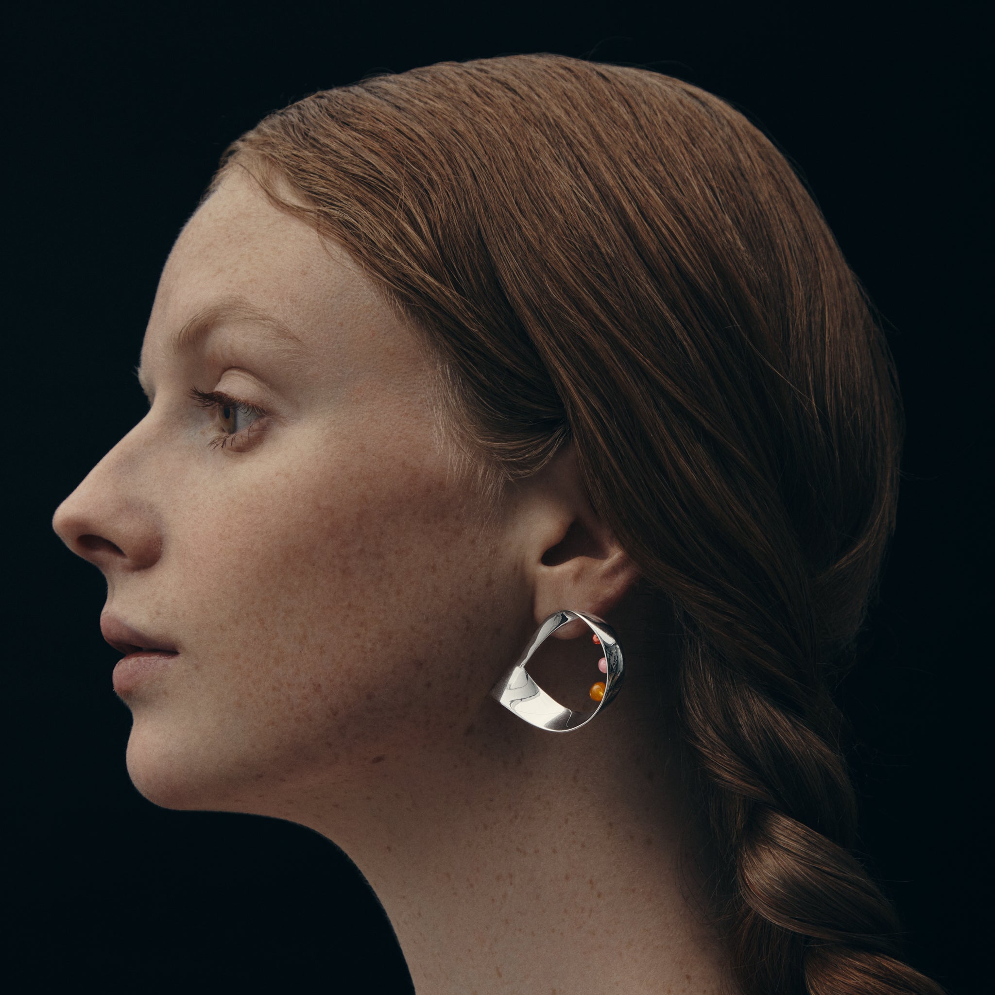 MING YU WANG Orbita Earrings - Sterling silver/Multicolored