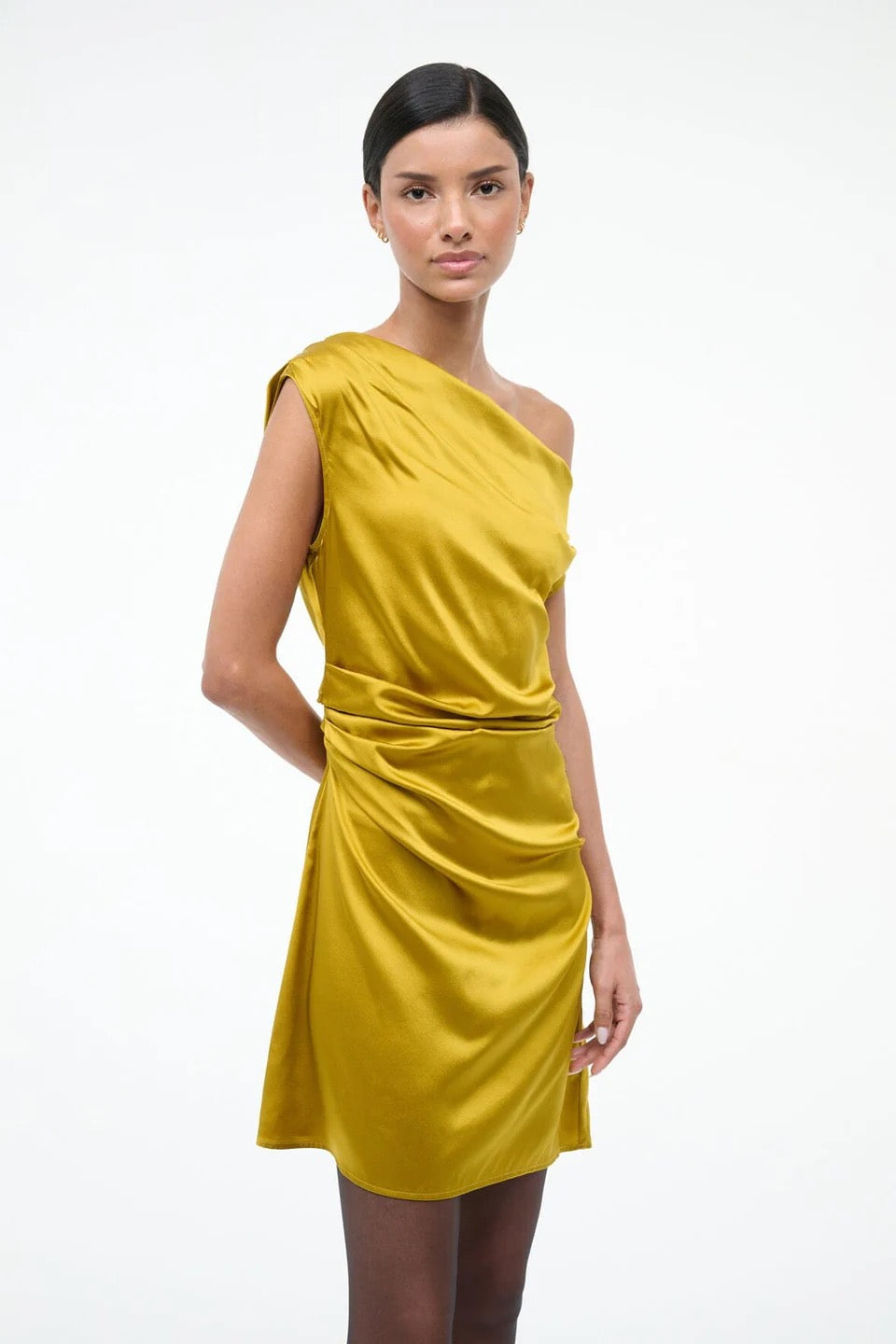 Staud Mini Phare Dress - Turmeric