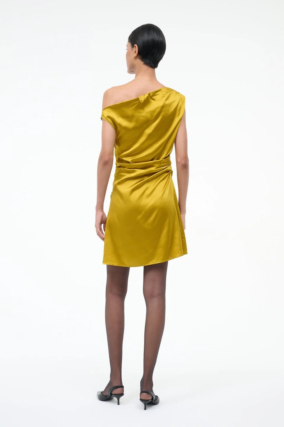 Staud Mini Phare Dress - Turmeric
