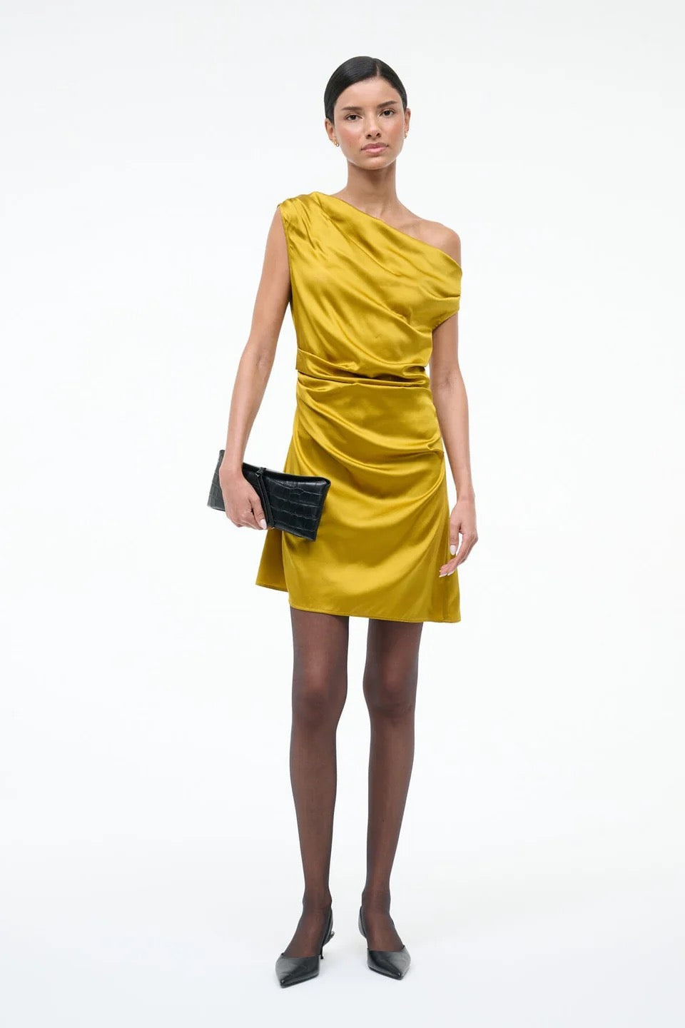 Staud Mini Phare Dress - Turmeric