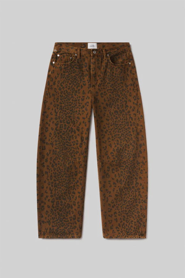 Citizens of Humanity Miro Jean Long Jeans - Sepia Cheetah