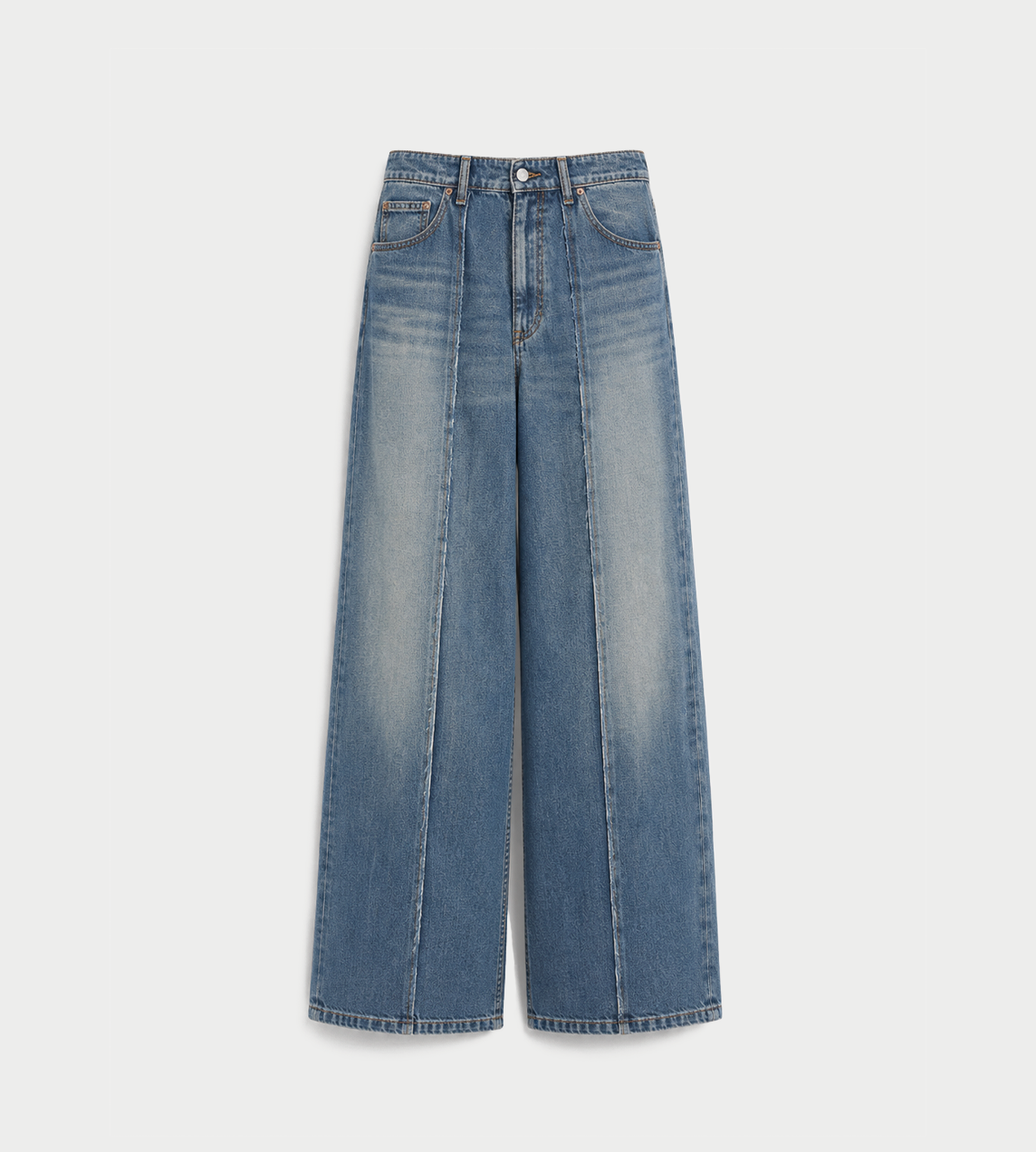 MM6 Maison Margiela 5 Pockets Wide-Leg Jeans