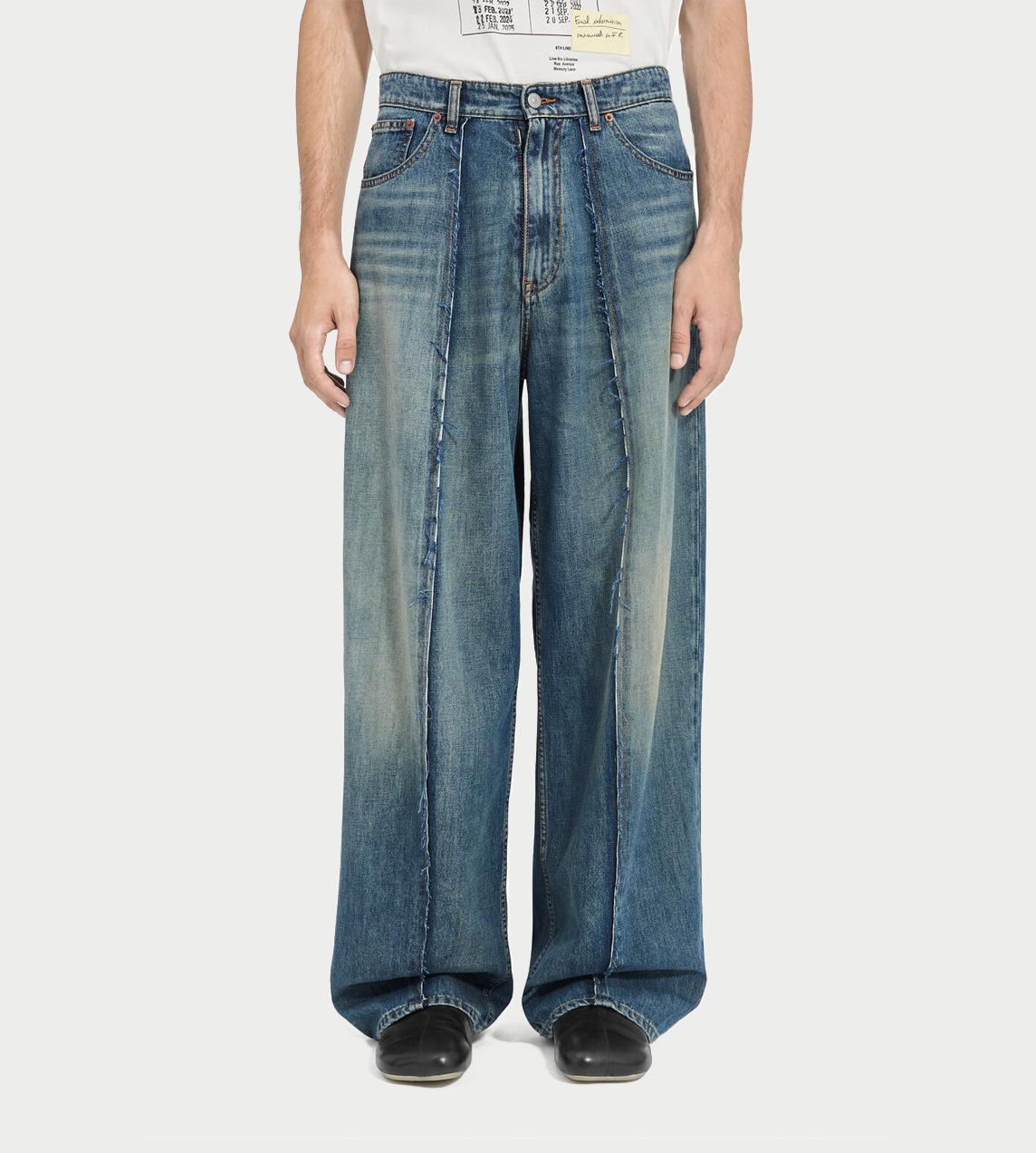 MM6 Maison Margiela 5 Pockets Wide-Leg Jeans