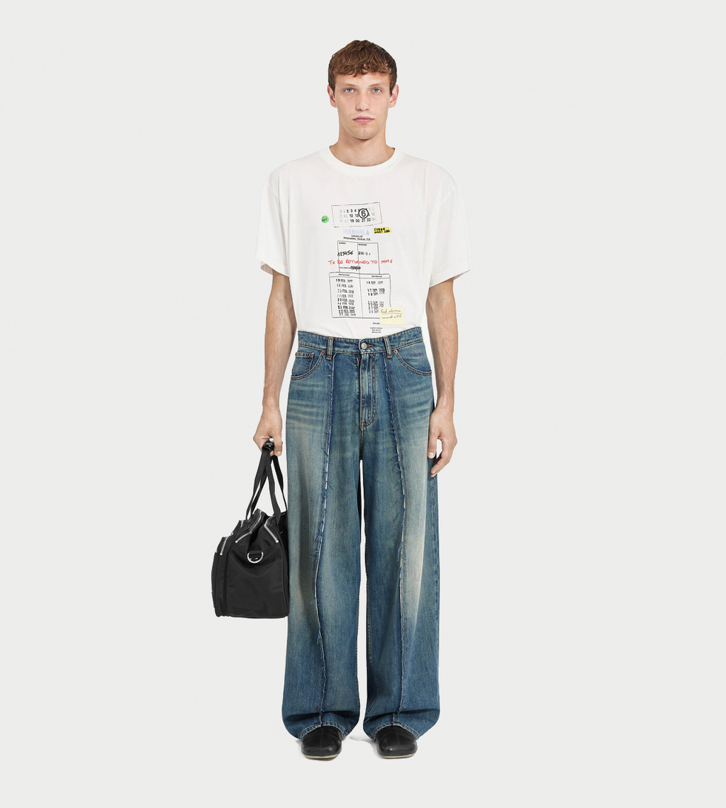 MM6 Maison Margiela 5 Pockets Wide-Leg Jeans