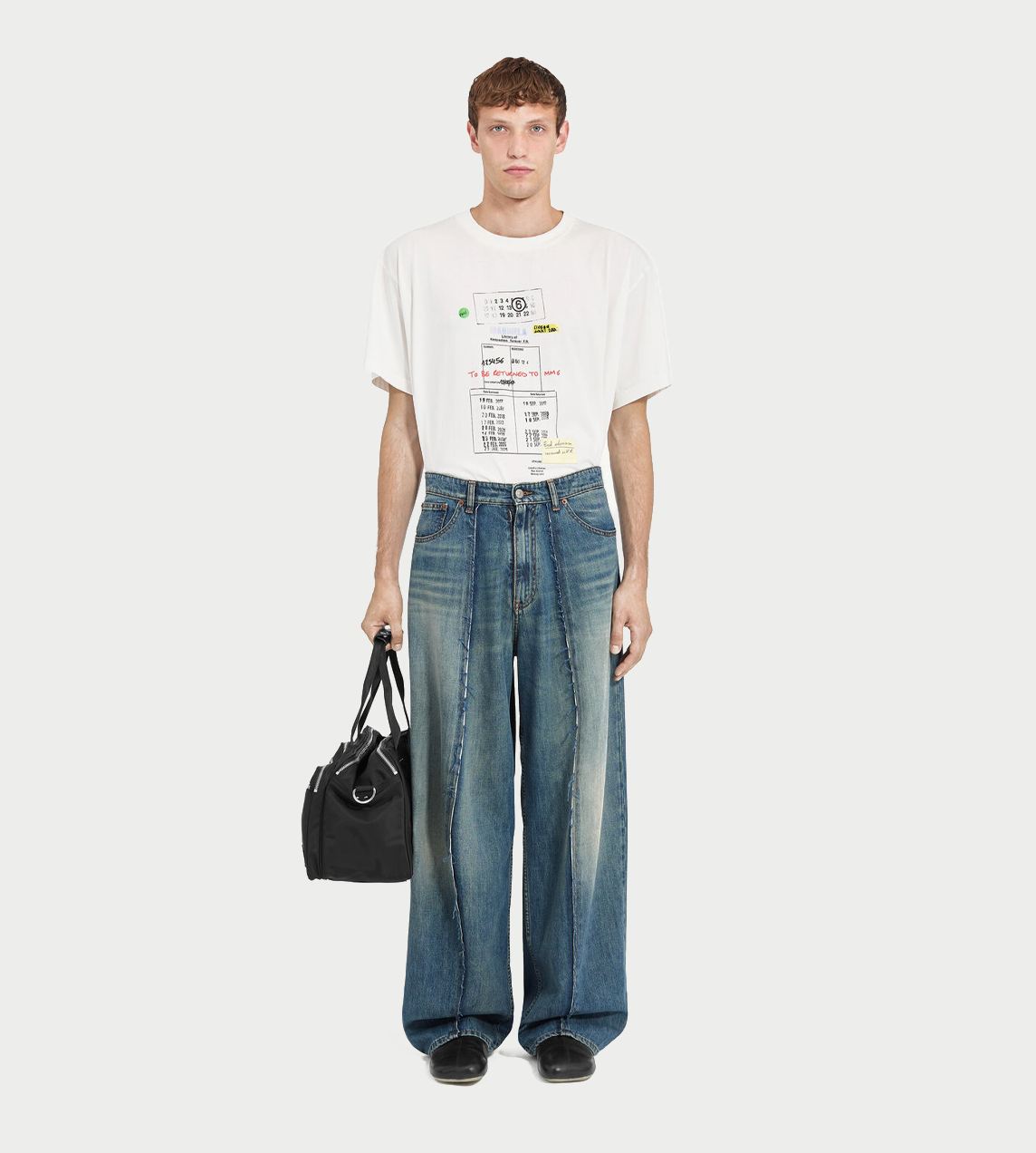 MM6 Maison Margiela 5 Pockets Wide-Leg Jeans