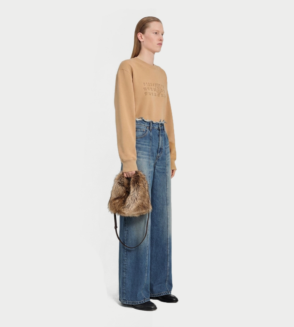 MM6 Maison Margiela 5 Pockets Wide-Leg Jeans