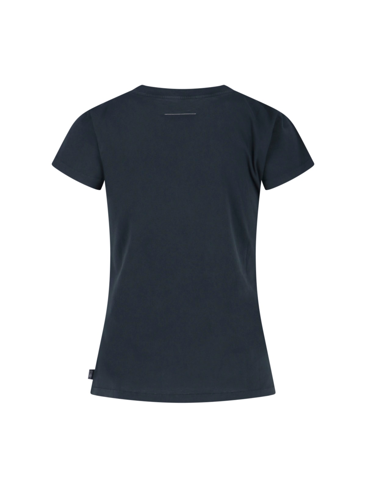 MM6 Maison Margiela Logo T-shirt - Black