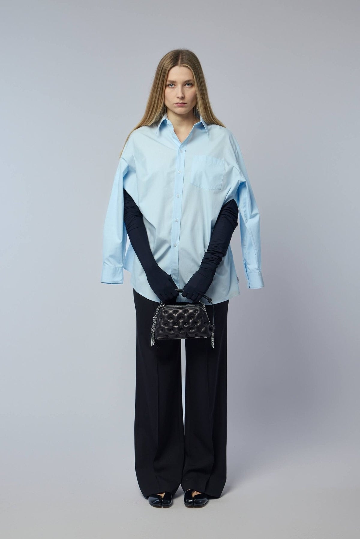MM6 Maison Margiela Long-Sleeved Cotton Shirt