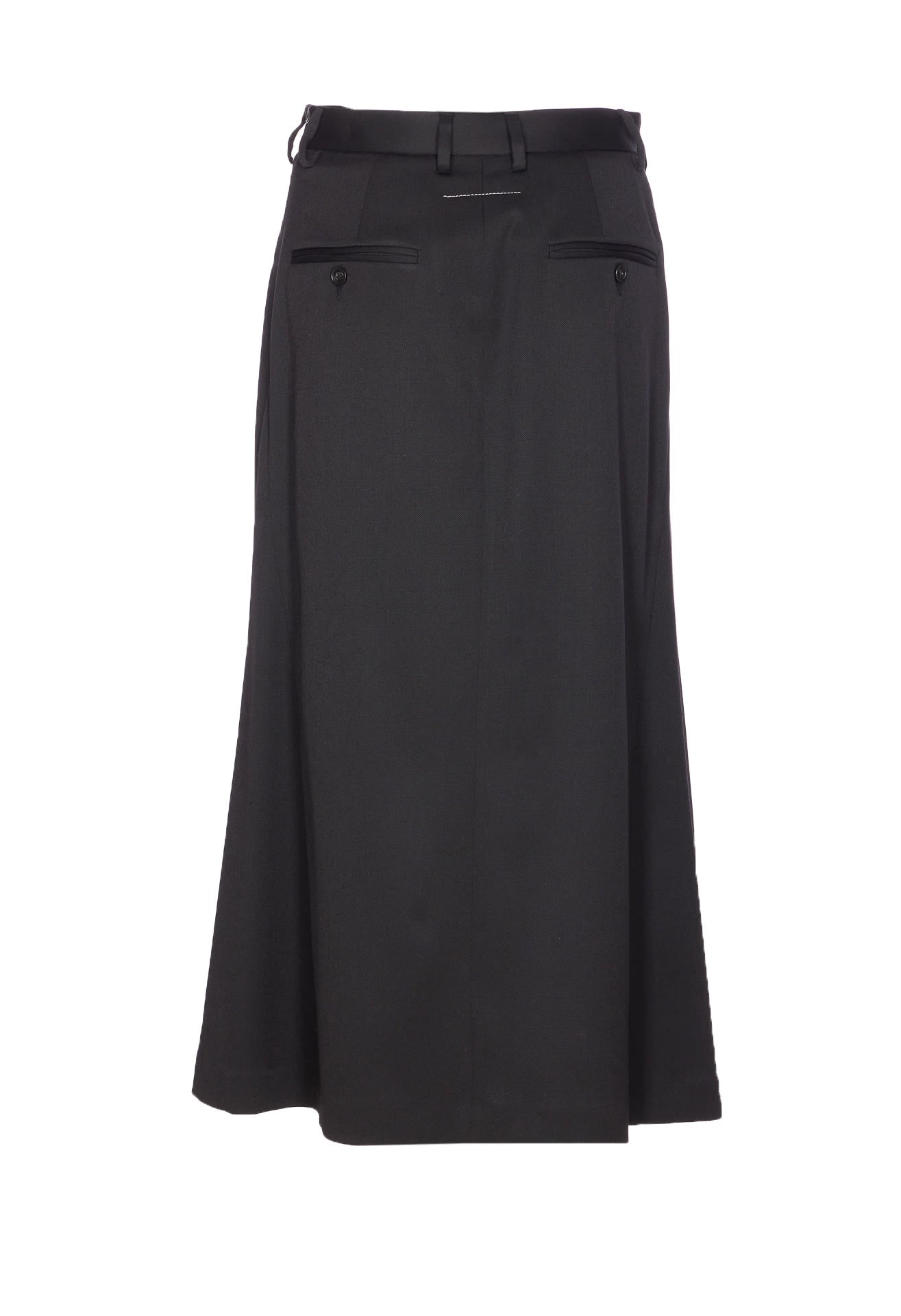 MM6 Maison Margiela Midi Skirt - Black