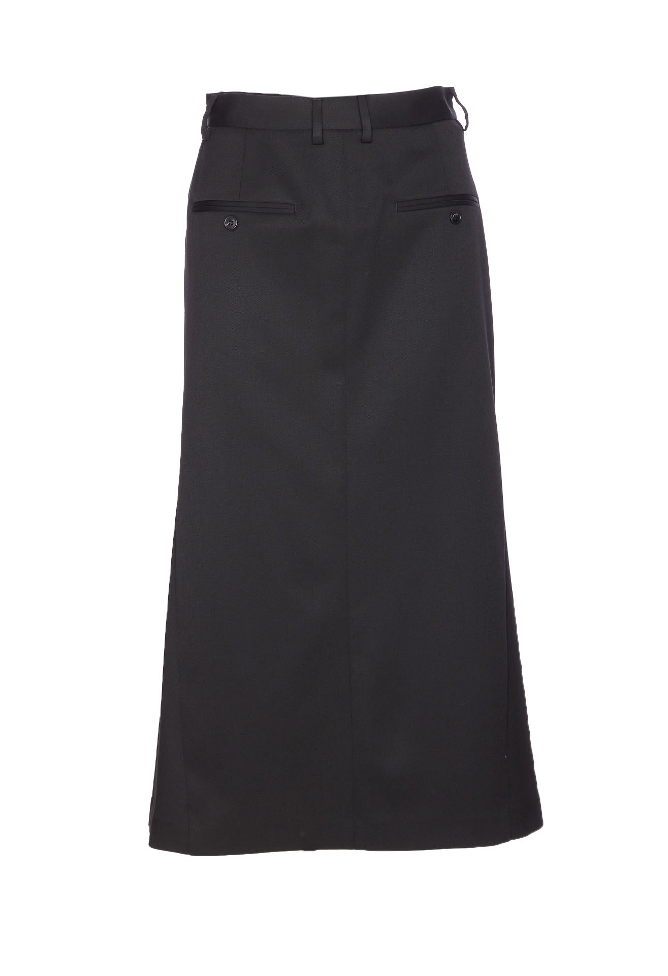 MM6 Maison Margiela Midi Skirt - Black
