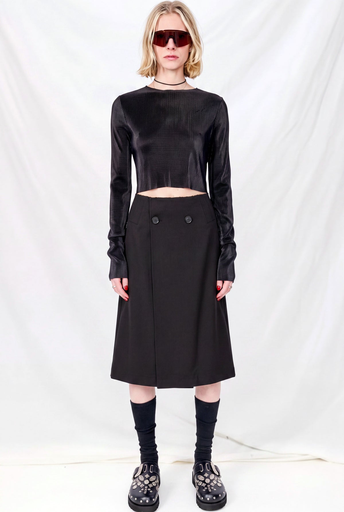 MM6 Maison Margiela Midi Skirt