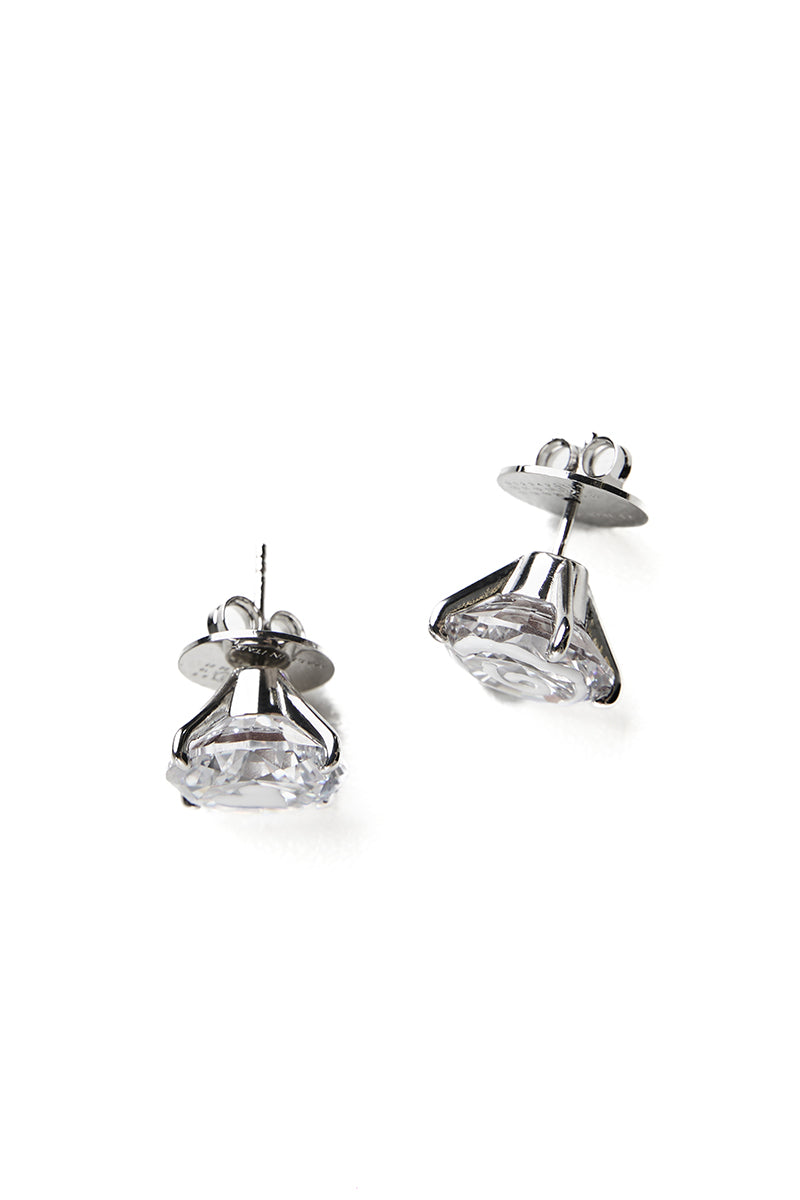 MM6 Maison Margiela White Paint Earrings - White