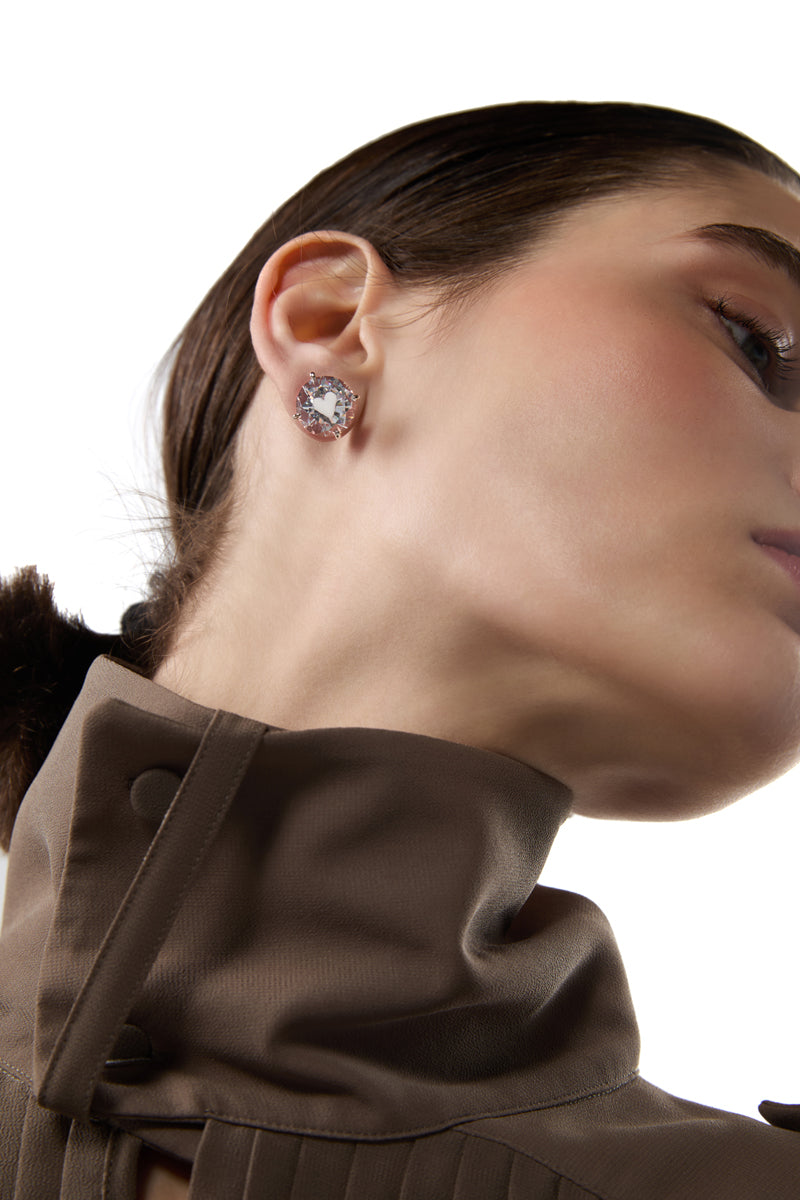 MM6 Maison Margiela White Paint Earrings - White