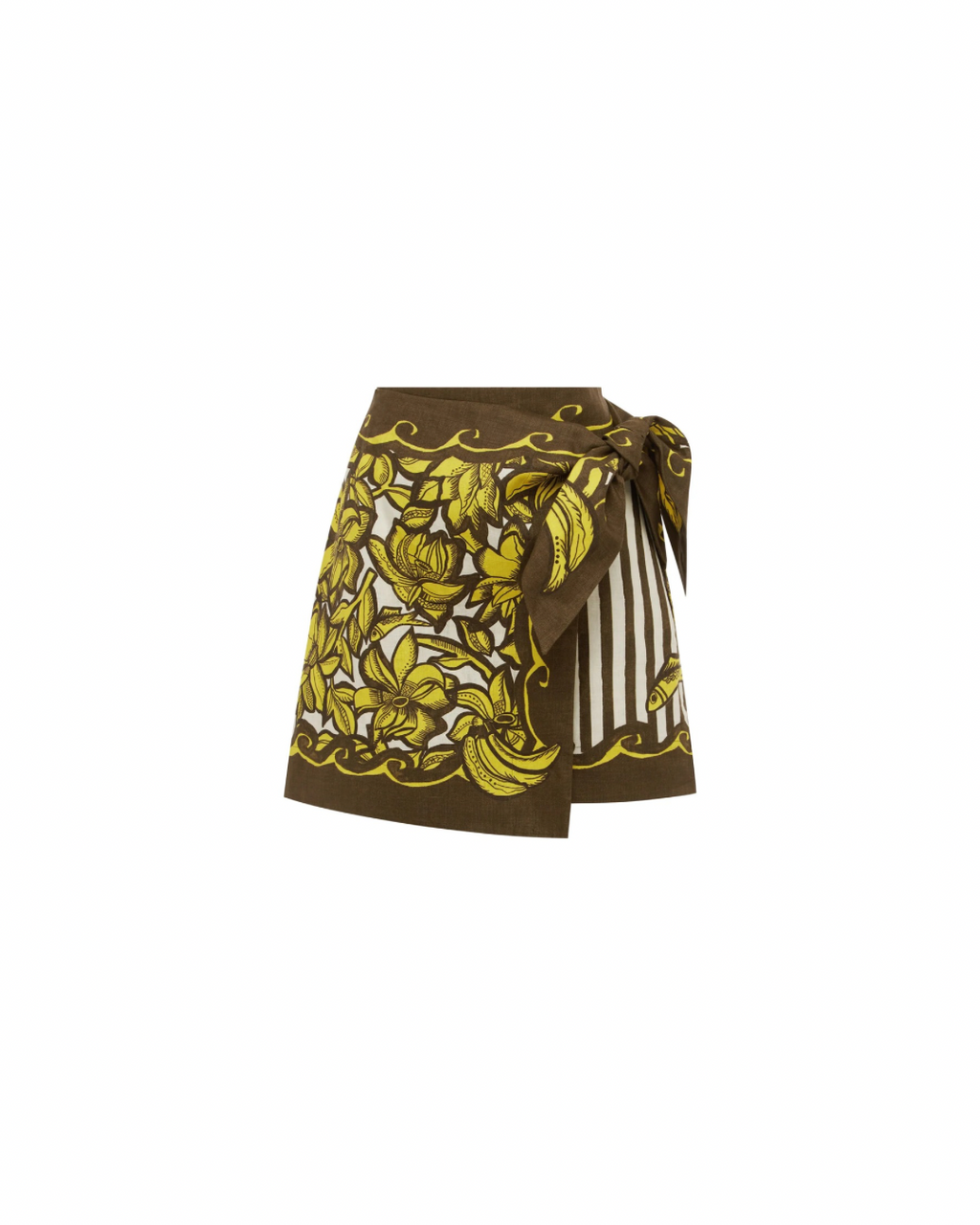 ALÉMAIS Mona Sarong Skirt - Yellow