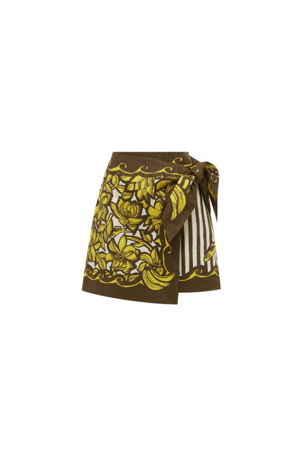 ALÉMAIS Mona Sarong Skirt - Yellow