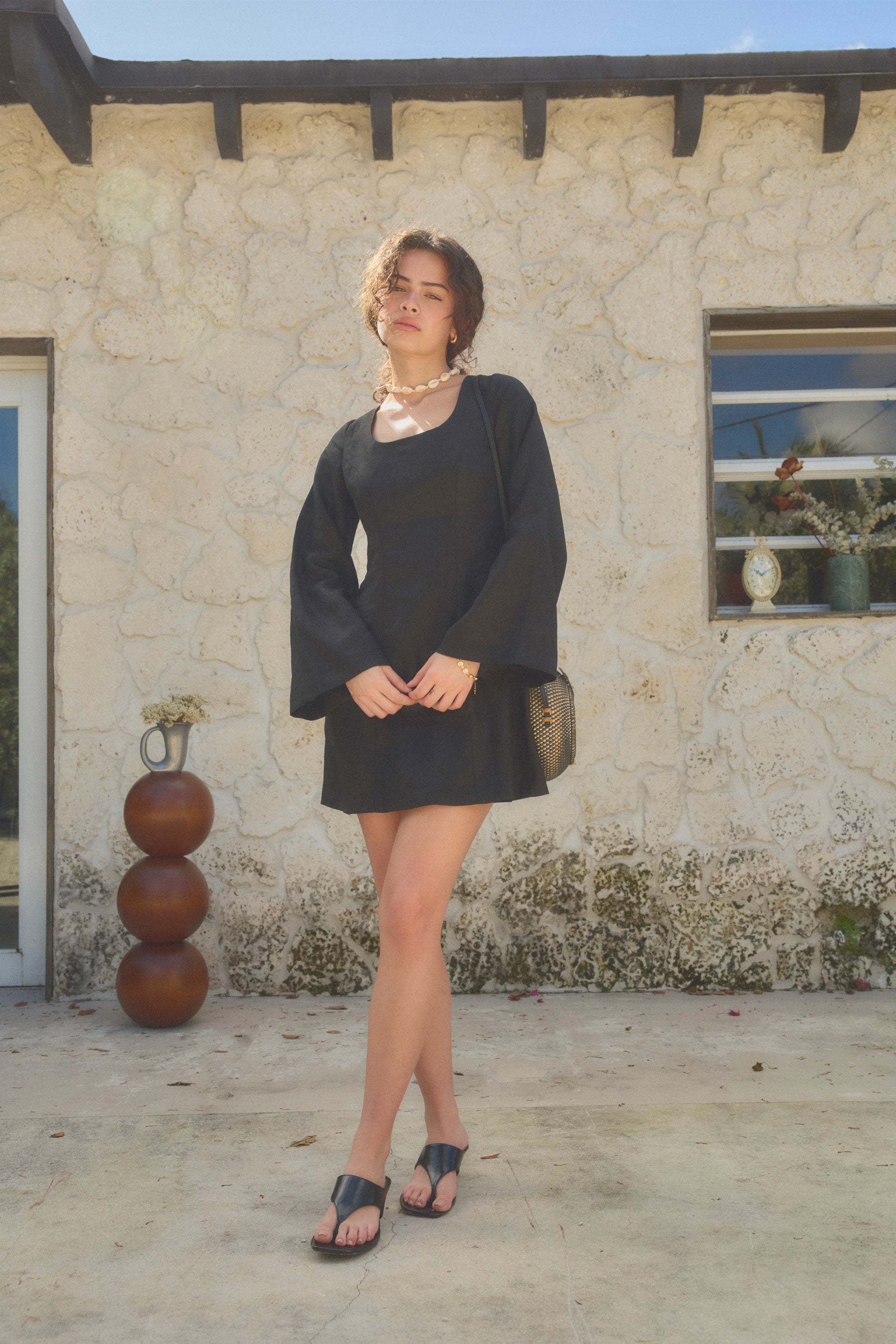 ESYA Monaco Linen Mini Dress