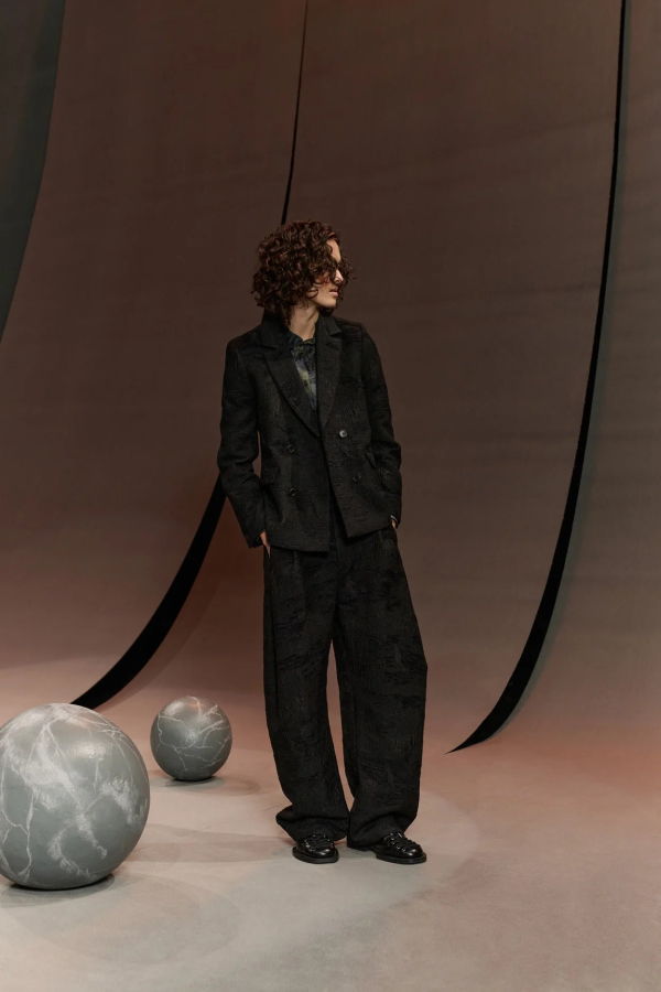 Henrik Vibskov Motif Blazer - Fishes Black