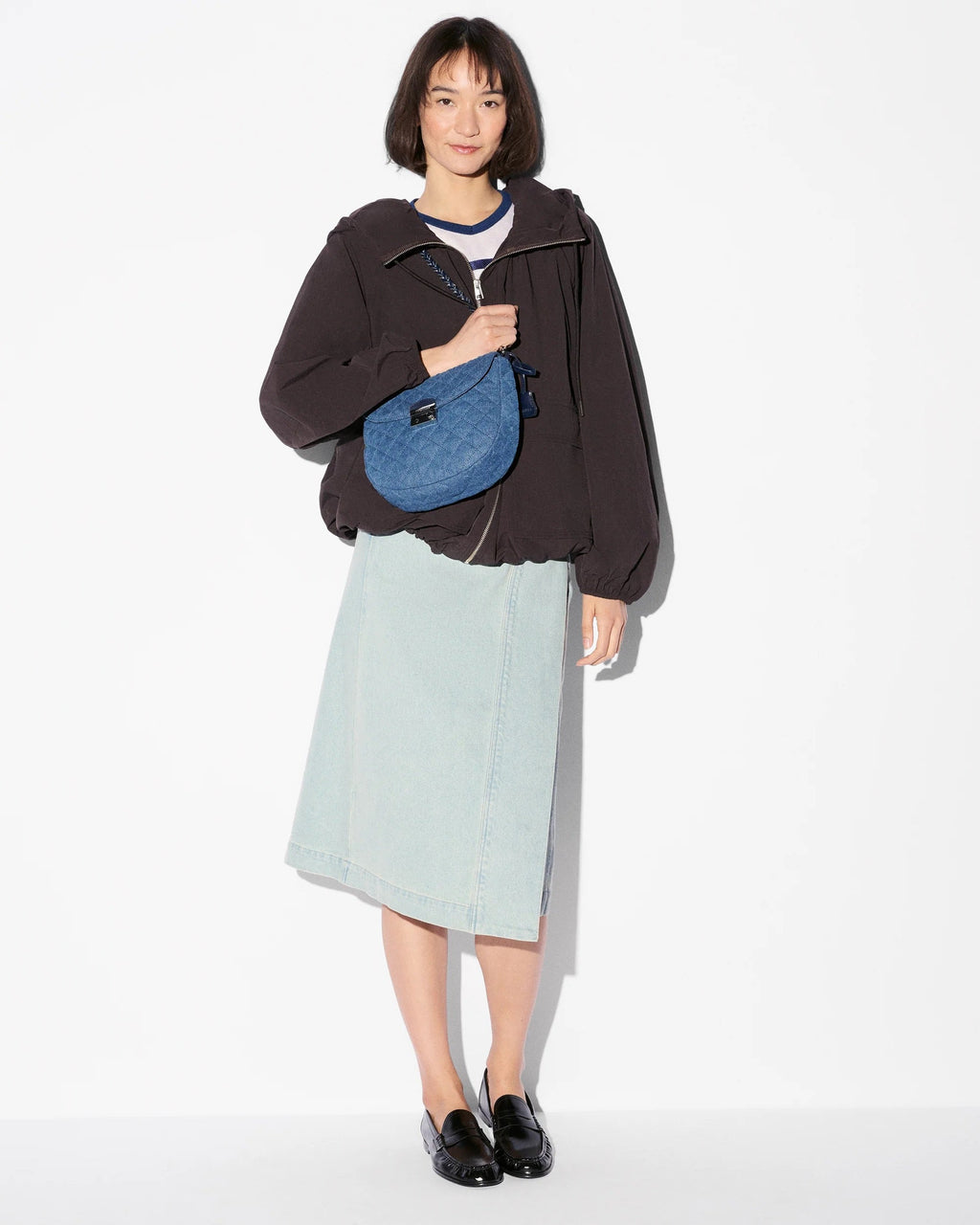 MZ Wallace Crosby Lock Saddle Crossbody