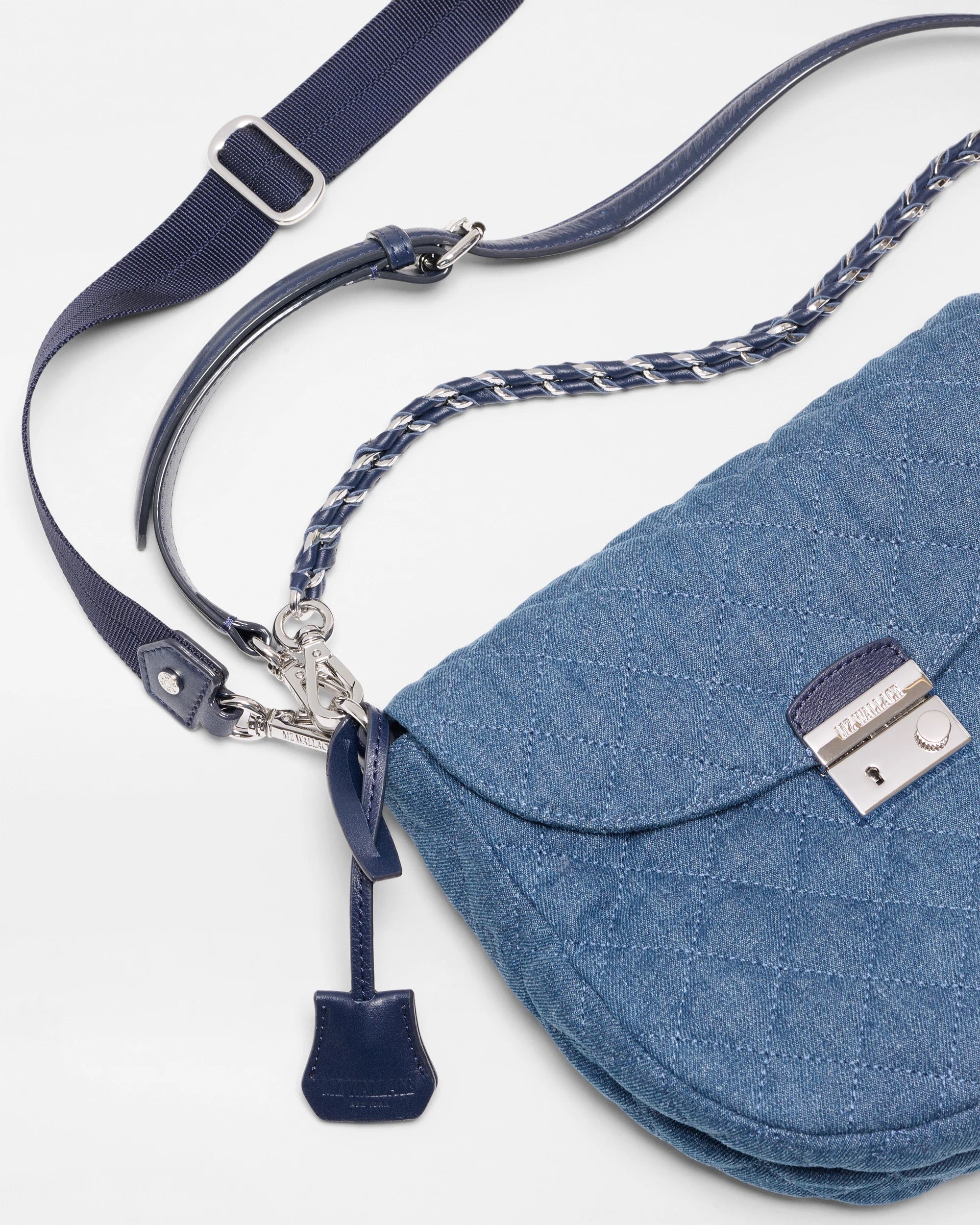 MZ Wallace Crosby Lock Saddle Crossbody