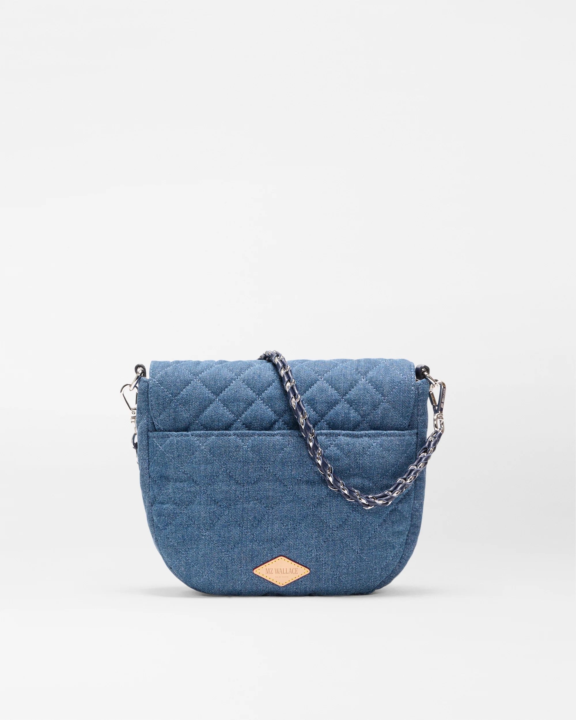 MZ Wallace Crosby Lock Saddle Crossbody