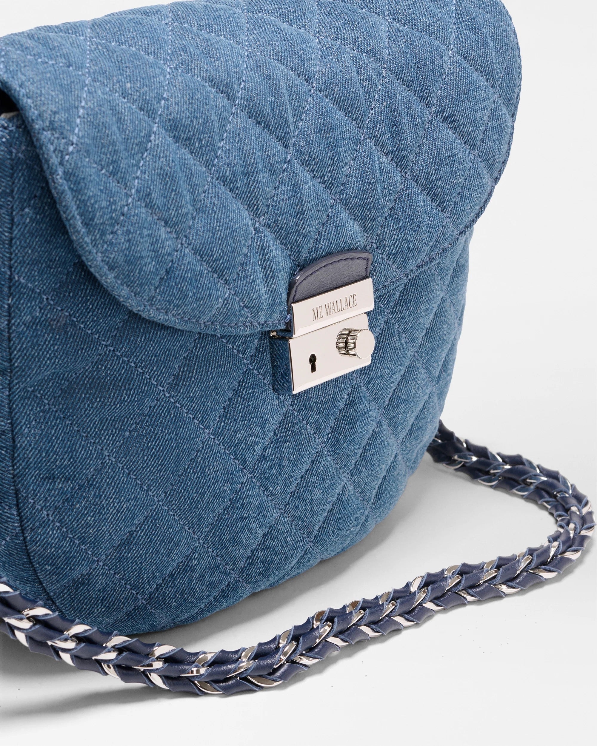 MZ Wallace Crosby Lock Saddle Crossbody